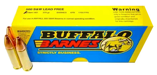 Ammunition Buffalo Bore Ammunition 2406 ft lbs 500S&WMagnum BBA 18D/20    500SW       375 BARN XPB       20/12 • Model: 2406 ft lbs